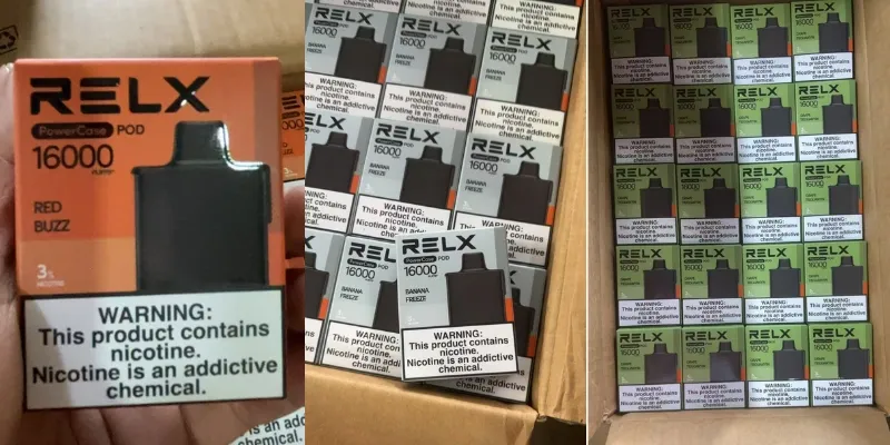 RELX悅刻PowerCase16000口拋棄式煙彈現貨-專用X-BOX主機